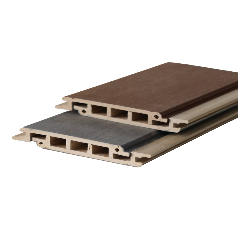 SRL-ASA 100 * 16 มม. ASA Co-Extruded WPC Cladding สำหรับการตกแต่งผนังภายนอก